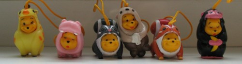 Details about   Winnie The Pooh' Animal Wear Collection 2 " Tomy Enters And Choose Character 